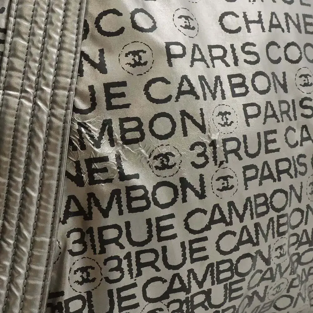 CHANEL Silver Shoulder Bag